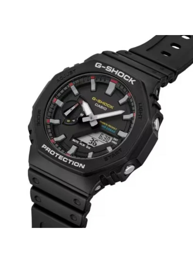 جي شوك Men's Analog-Digital Display Watch With Black Resin Strap - GA-2100RL-1ADR
