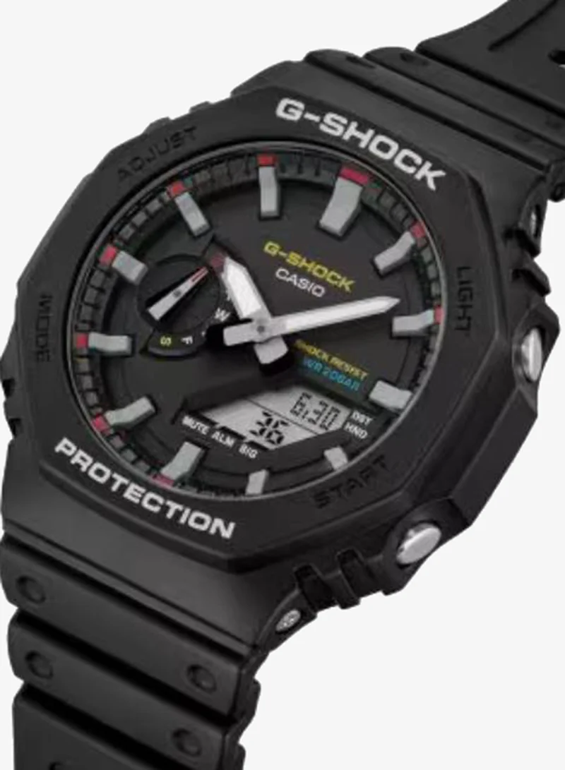 G-shock Men's Analog-Digital Display Watch With Black Resin Strap - GA-2100RL-1ADR