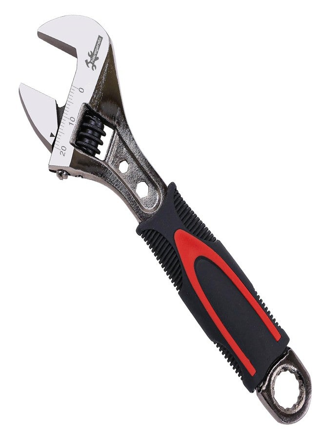 Navegando 6-Inch Adjustable Wrench, Adjustable Spanner for Tight Spaces, High Carbon Steel with Non-Slip Grip, Fits 6-22mm Nuts/Bolts, Perfect for Plumbing & Automotive Repair - Image 1