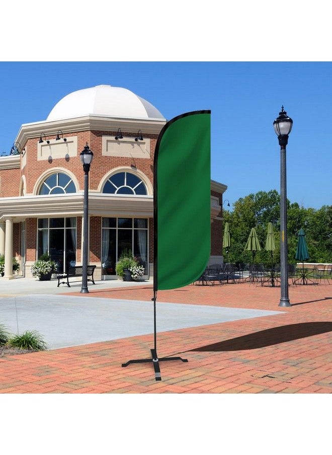 Feather Flag Set 5Ft Tall Advertising Banner Flag With Pole Kit And Xstand For Business Promotion Solid Color Dark Green - pzsku/Z226D7000D1806703C7FCZ/45/_/1693548164/f54cbece-199e-44c1-b237-626434ca8da7