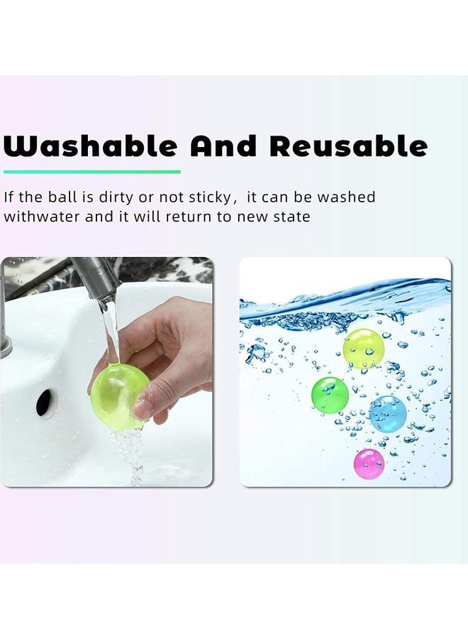 NIBEMINENT 8-Piece Glowing Stress Relief Sticky Balls - Image 4