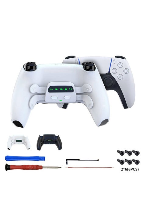 Compatible PS5 Bluetooth Gaming Controller Elite Four Rear Button Programmable Custom Mapping Three-Speed Rapid Fire Back Button