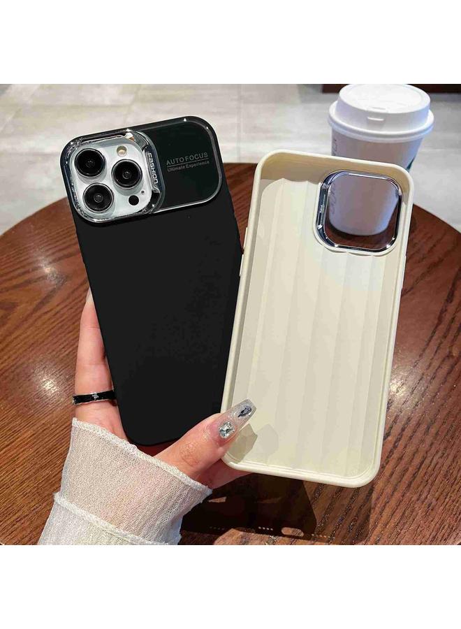 اس-توب جراب لهاتف iPhone 15 Pro Max مصنوع من السيليكون السائل وملمس الجلد - Image 3