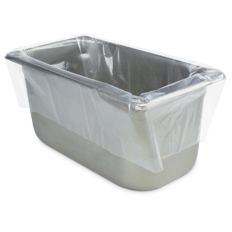 PanSaver Hotel Clear Pan Liners for Easy Clean Up - Disposable Buffet Pan Liners, Ovenable up to 400F (Third and Quarter Pan Medium and Deep Pan Liner - 19 x 14 in) - Image 1