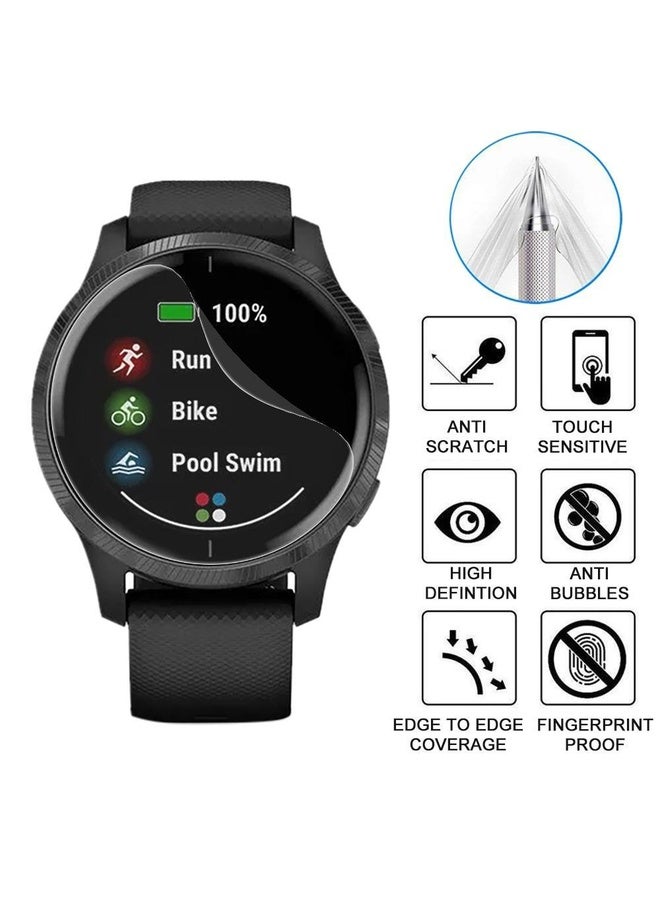 HuHa For Garmin Venu 5pcs xDfind Soft Hydrogel Film Full Cover Front Protector - Image 3
