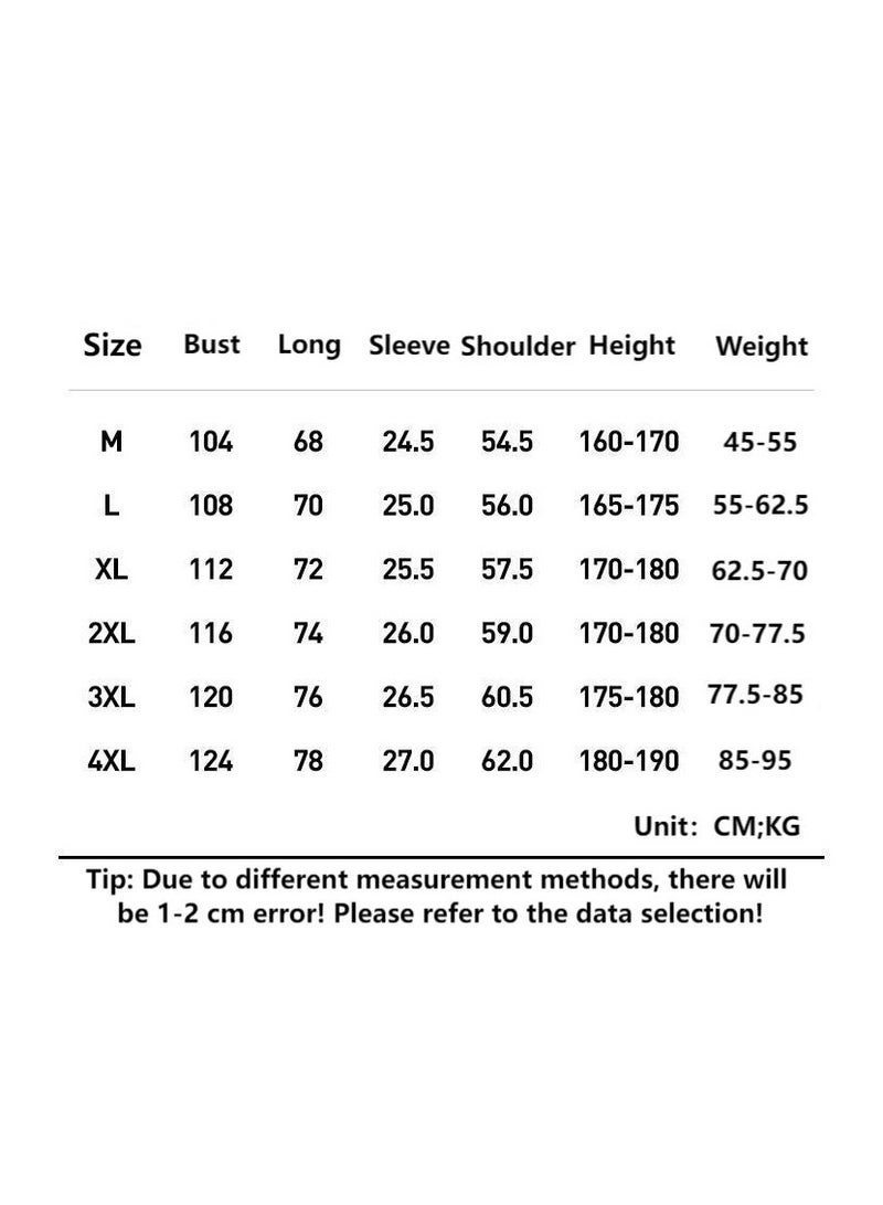 Fashionable Men's Round Neck Gradient Color Printed Bottom T-shirt  - Image 4