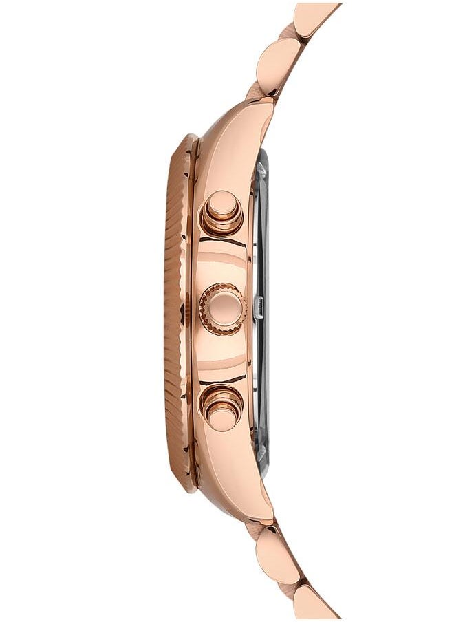 U.S. Polo Assn. U.S. Polo Assn. Crossing 38mm Ladies' Watch with Classic Silver Dial, Rose Gold Case & Bracelet - USPA2040-01, Effortlessly Blends Sophistication and Functionality  - Image 2