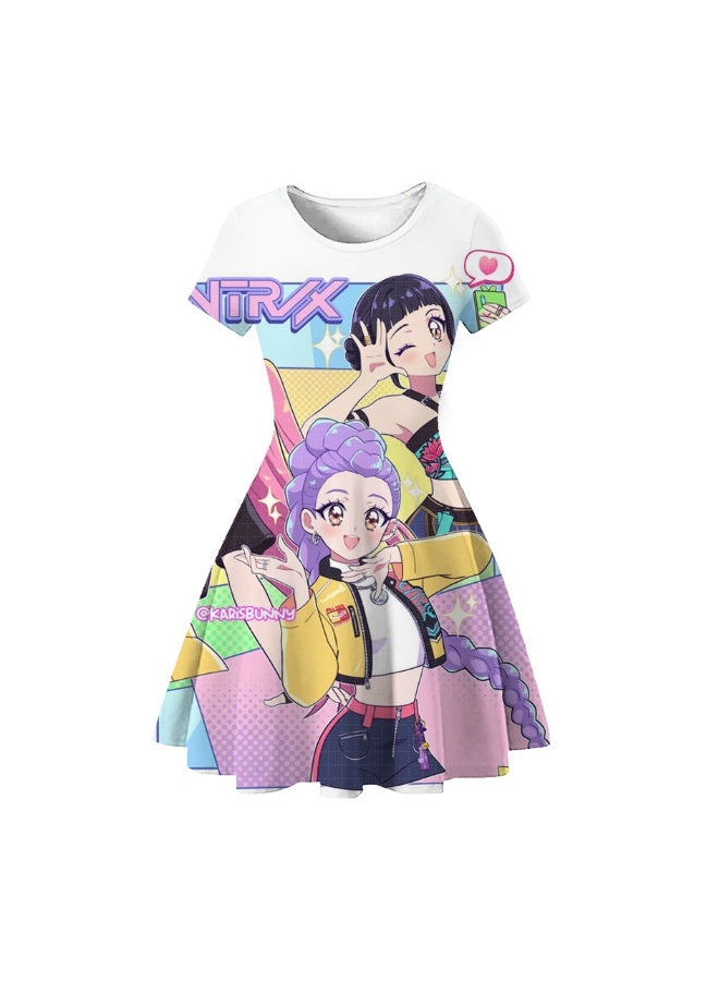 general K-POP: Demon Hunters Skirt Princess Dress Party Girl Dress - Image 1