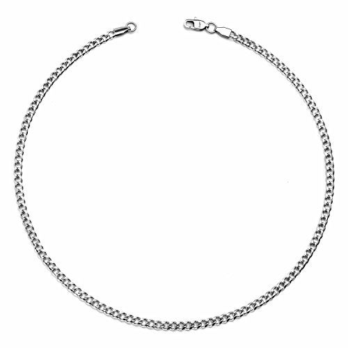 AmyRT Jewelry 4.5mm Titanium Steel Mens Beveled Curb Link Chain Silver Gold Necklace 16 in - Image 5