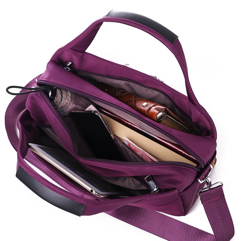 [] Canvas Handbag 2023 New Women'S Large Capacity Nylon Oxford Shoulder Crossbody Backpack - Image 5