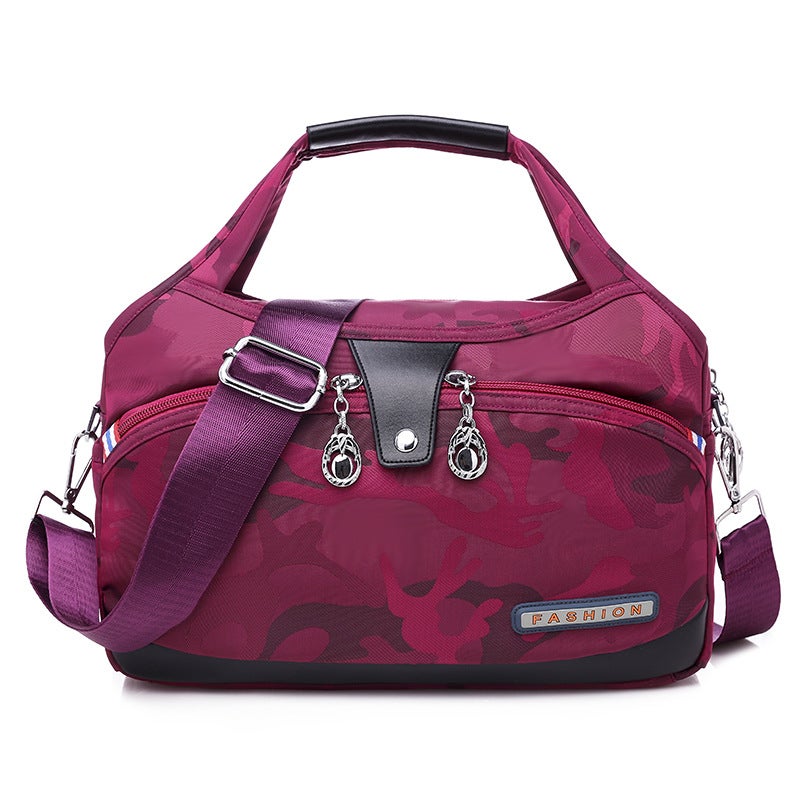 [] Canvas Handbag 2023 New Women'S Large Capacity Nylon Oxford Shoulder Crossbody Backpack - Image 1