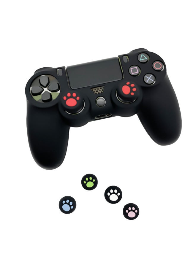 PS5/PS4/PS3/xboxone/360/series/pro Cat Claw Key Cap Silicone Cap Cat Claw Rocker Cap-Product Color:Black Background Green  - Image 4