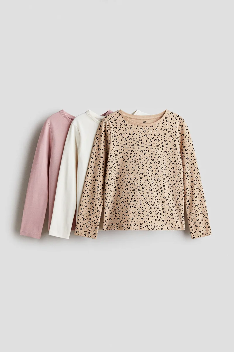 H&M 3-pack long-sleeved tops