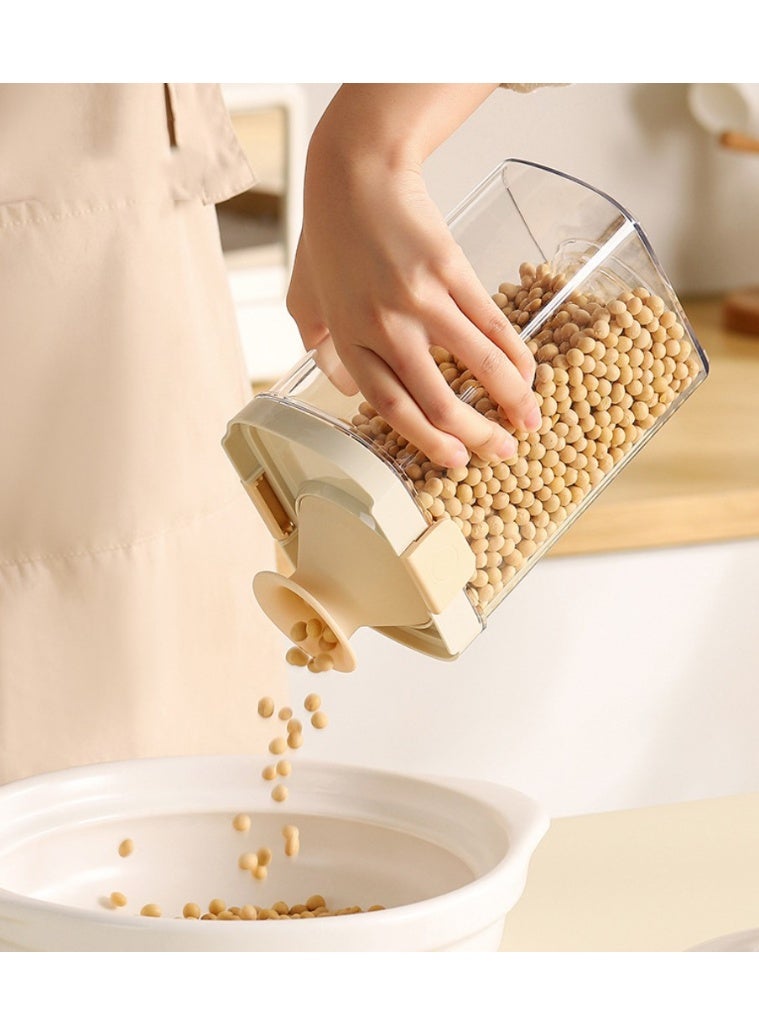 HOMESTAR 1850ml Extra Large Airtight Food Container - Premium PET Kitchen Storage Jar With Secure Silicone Lock Seal | Crystal Clear Pantry Organizer For Bulk Foods, Grains & Dry Goods | Space-Efficient Stackable Design | BPA-Free, Dishwasher Safe & Leakproof - Image 4