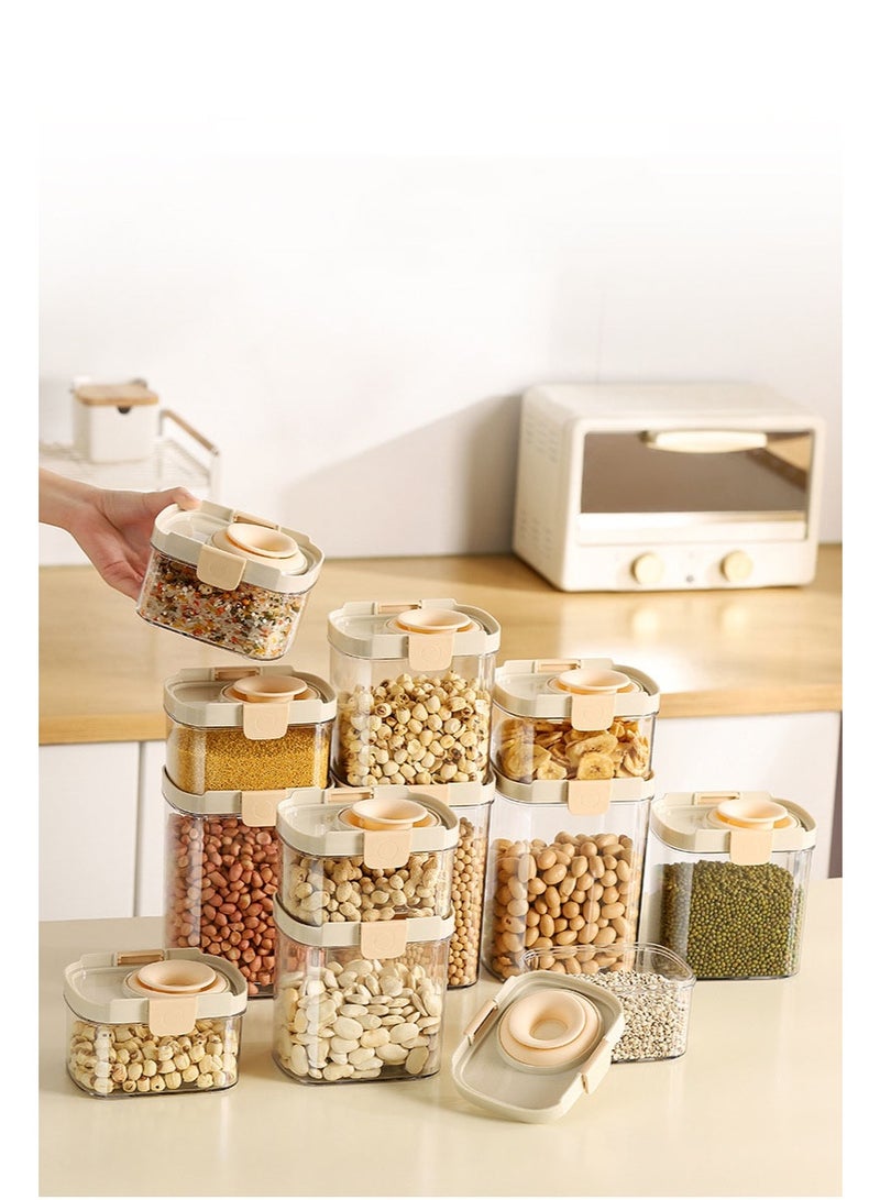 HOMESTAR 1850ml Extra Large Airtight Food Container - Premium PET Kitchen Storage Jar With Secure Silicone Lock Seal | Crystal Clear Pantry Organizer For Bulk Foods, Grains & Dry Goods | Space-Efficient Stackable Design | BPA-Free, Dishwasher Safe & Leakproof - Image 2