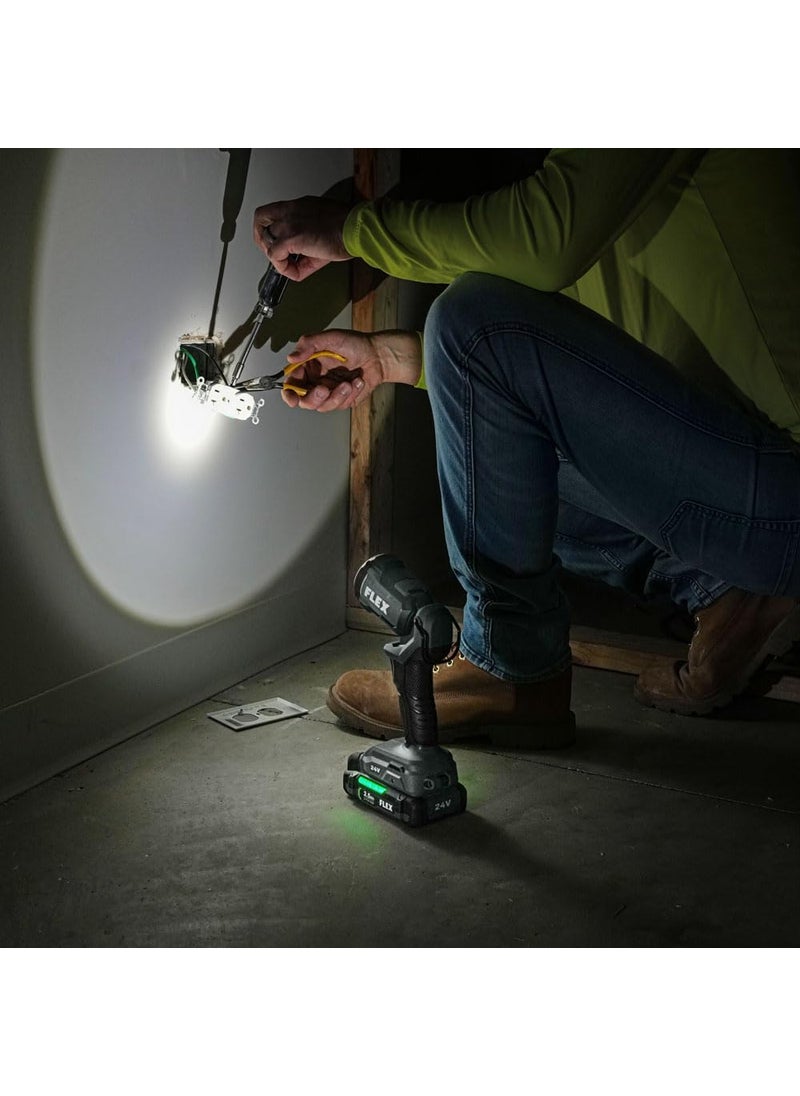 FLEX FLEX 24V Cordless 300 Lumen Work Light Tool Only Battery and Charger Not Included  FX5111Z  - Image 4