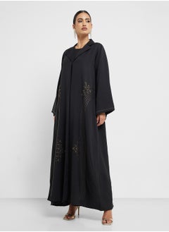 hayas closet Embellished Flared Sleeve Abaya  - Image 5