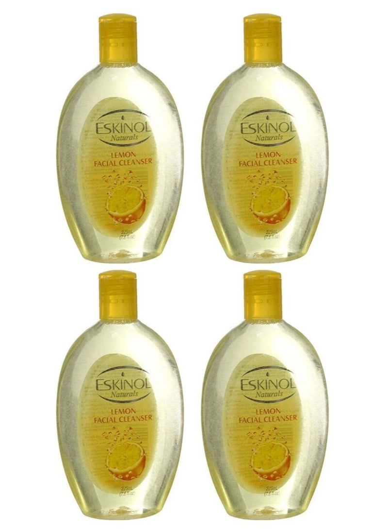 Eskinol 4 PCS OF Facial Deep Cleanser Oil Control With Pure Lemon Extract 225ml - Image 1