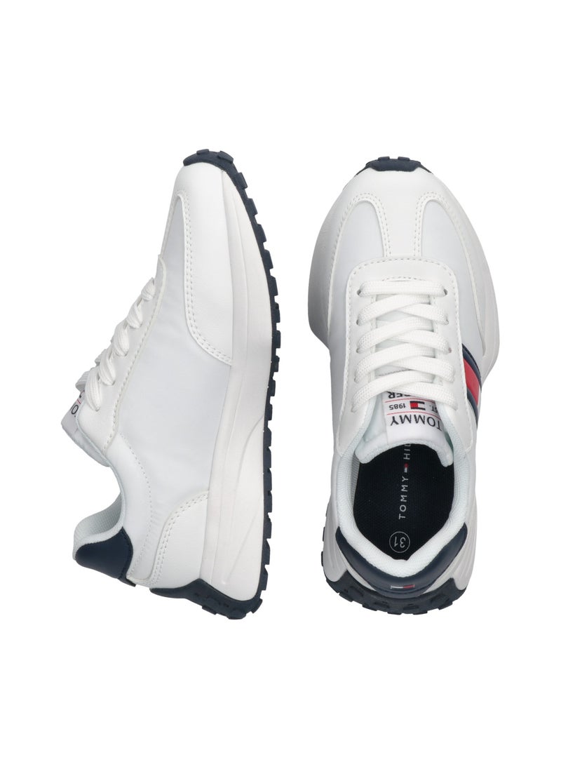TOMMY HILFIGER Kids Lace Up Low Top Sneakers  - Image 4