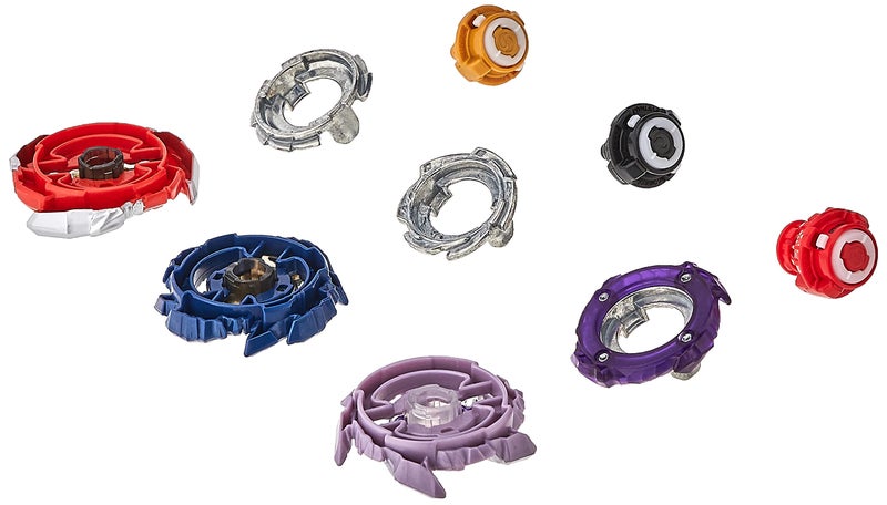BeyBlade بايبليد بيرست سيرج سبيدستورم ثاندر ثريت 3-باك - كولوسال فافنير F6، سبيير دولاهان D6، براف روكتافور R6 ألعاب قتال قمة - Image 2