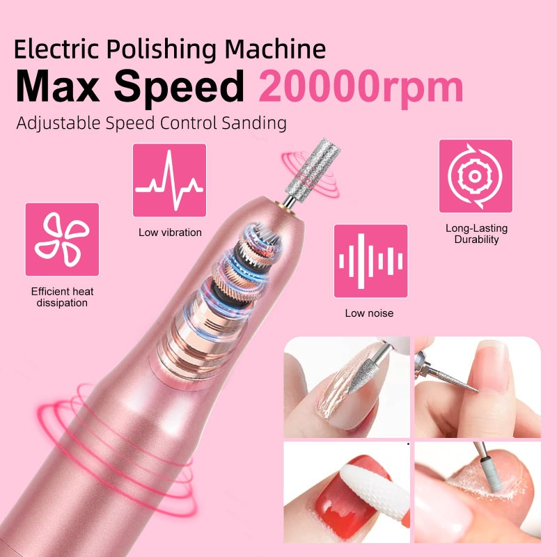 MAJOR DIJIT Acrylic Nail Kit Starter Set Acrylic Powder Nail Drill U V Light with Tools Decoration Everything for Beginners Home Salon Gift Set - Image 3