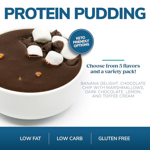 WonderSlim Protein Pudding, Dark Chocolate, Gluten Free, Low Carb (7ct) - Image 3