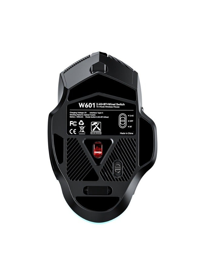 general Tri-Mode Wireless Gaming Mouse – 12800DPI Adjustable, Carbon Fiber Lightweight Design, Type-C Fast Charging, Silent Clicks, Programmable Macros, Ideal for Gaming, Office, and Travel – Bluetooth/2.4G - Image 3