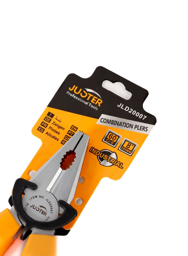 JUSTER Combination Plier 8 inch 200 mm silver - Image 2