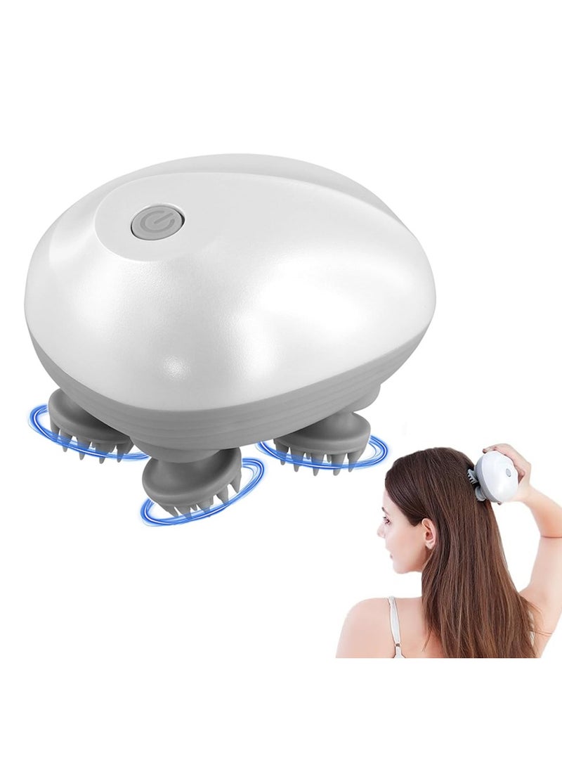 Scalp Massager Portable Handheld Massager Rechargeable Multifunctional Waterproof Head Massager The Head Massager Has 6 Massage Techniques And 3 Levels of Massage Intensity For Women Men - Image 1