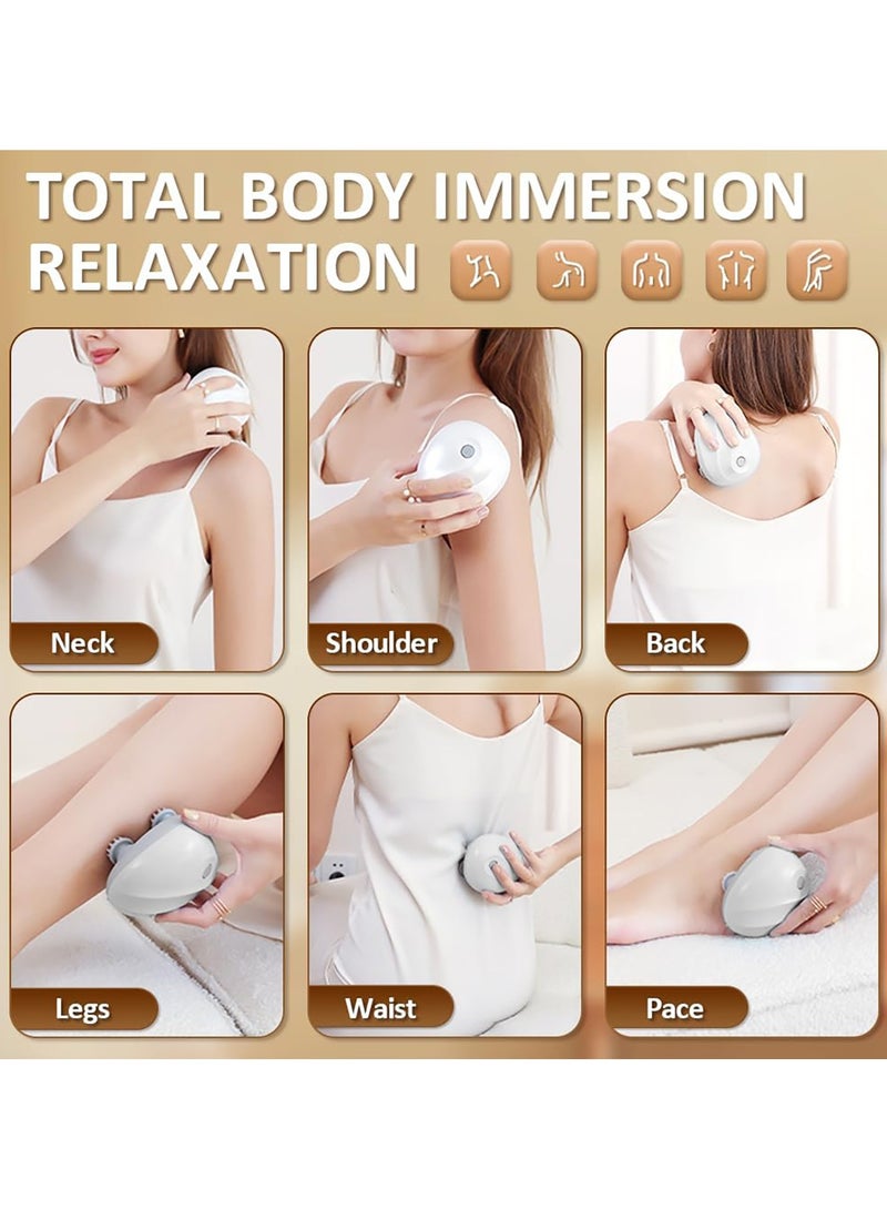 Scalp Massager Portable Handheld Massager Rechargeable Multifunctional Waterproof Head Massager The Head Massager Has 6 Massage Techniques And 3 Levels of Massage Intensity For Women Men - Image 5