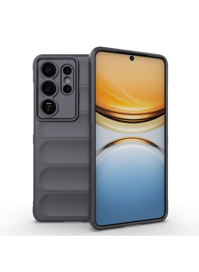 Phone case cover Magic Shield TPU + Silicone Shockproof Phone Case For  Samsung Galaxy S26 Ultra (Dark Grey) - Image 1