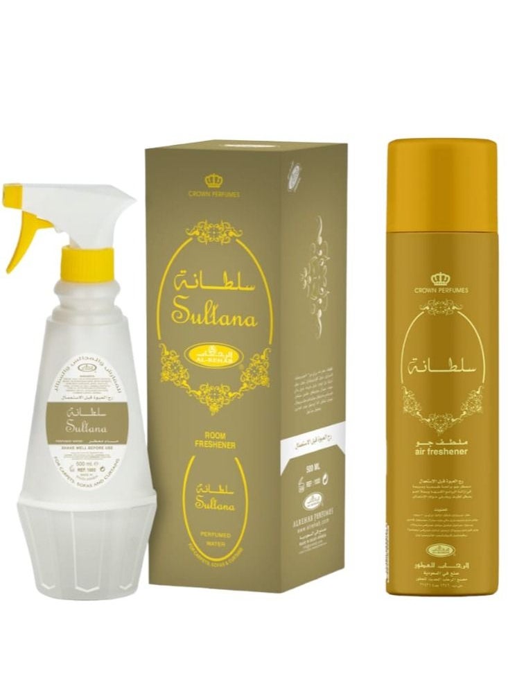 Al Rehab Sultana Room Freshener 500ml Air Freshener 300ml  - Image 1