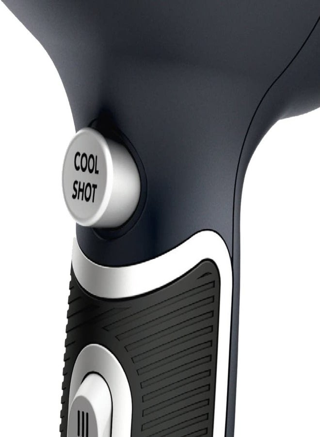 Carrera CRR631 Professional Hair Dryer for Men & Women, 2400W Powerful AC Motor, Hot & Cold Air, Ionic Technology, 3 Heat & 2 Speed Settings, Slim Nozzle & Volume Diffuser, 2 Years Warranty - Image 3