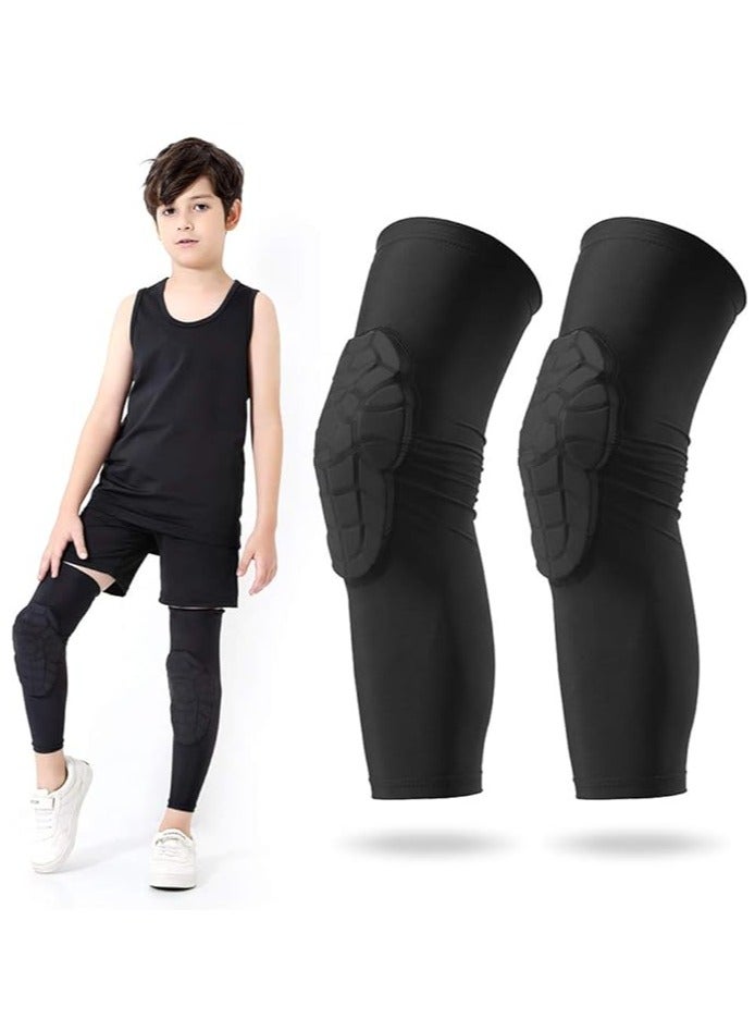 general Running sports knee pads, children's basketball and football knee pads, honeycomb anti-collision cycling protective gear and equipment - Image 1