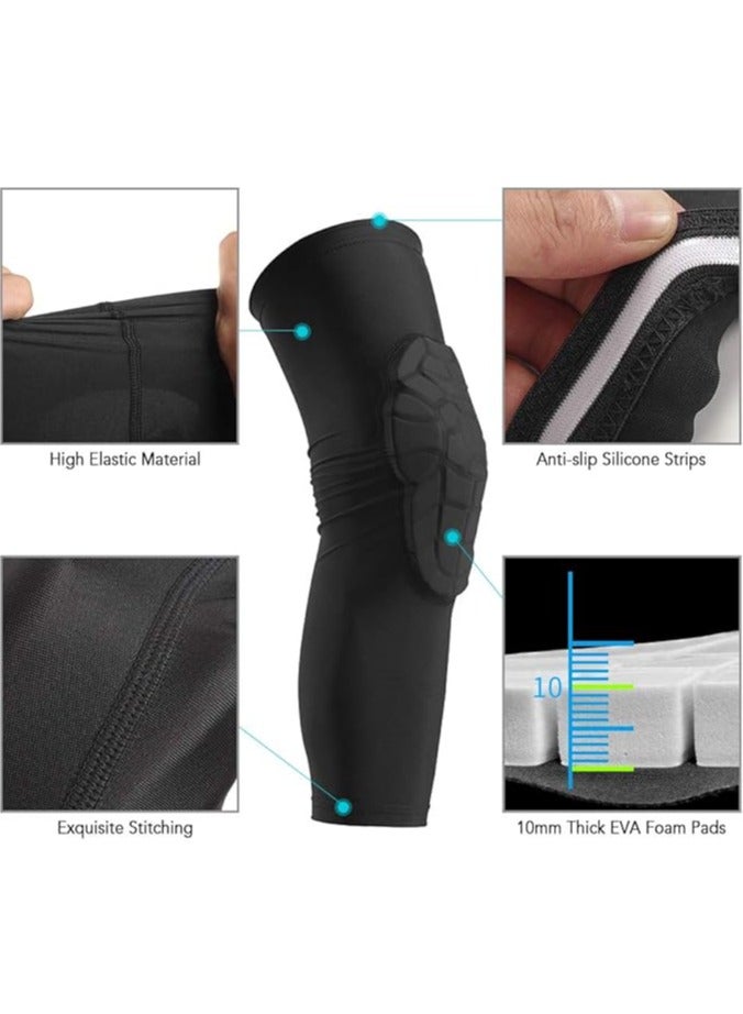 general Running sports knee pads, children's basketball and football knee pads, honeycomb anti-collision cycling protective gear and equipment - Image 4