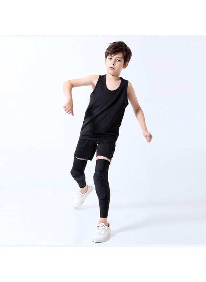 general Running sports knee pads, children's basketball and football knee pads, honeycomb anti-collision cycling protective gear and equipment - Image 5