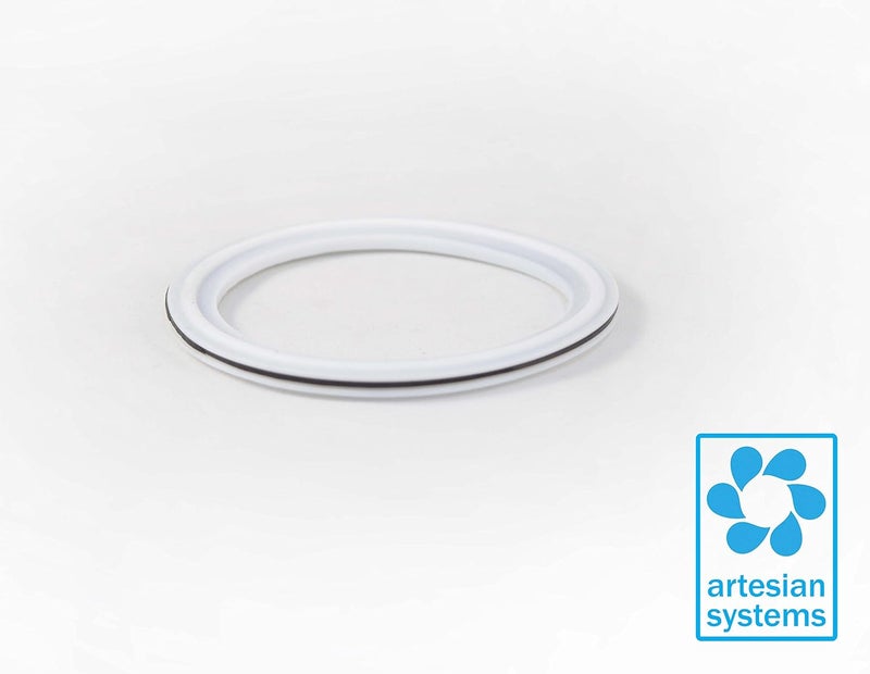 ARTESIAN SYSTEMS 8" Tri Clamp Envelope Gasket - PTFE (Teflon) with EPDM Core - Image 2