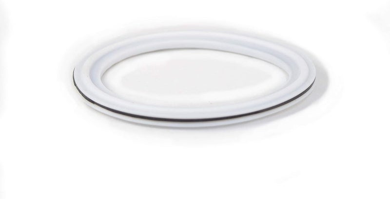 ARTESIAN SYSTEMS 8" Tri Clamp Envelope Gasket - PTFE (Teflon) with EPDM Core - Image 1