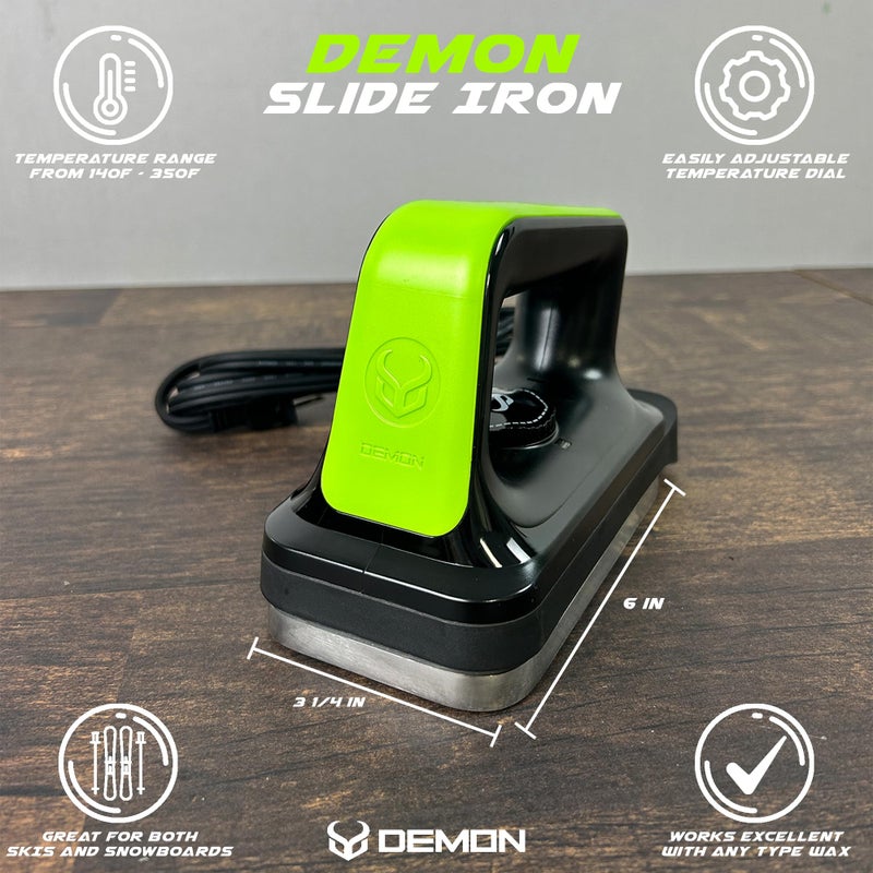 Demon United Demon Complete Basic Tune Kit with Wax- Everything Needed to do a Basic Tune and Wax for Your Skis and Snowboard *Made in USA Wax* - Image 3