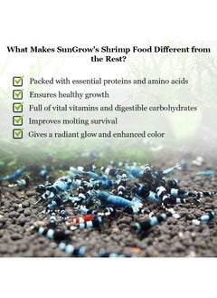 SunGrow SunGrow Baby Shrimp & Fish Fry Food, Essential Yellow Microbial Powder Enzyme, for Proper Nutrition, Digestion and Immune Support, Helps Keeps Aquarium Water Clean, Triple The Survival Rate  - Image 3