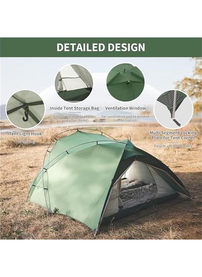Arabest - Hillock 2 Backpacking Tent, Lightweight Camping Shelter for Two People, Tent with Vestibule - Image 1