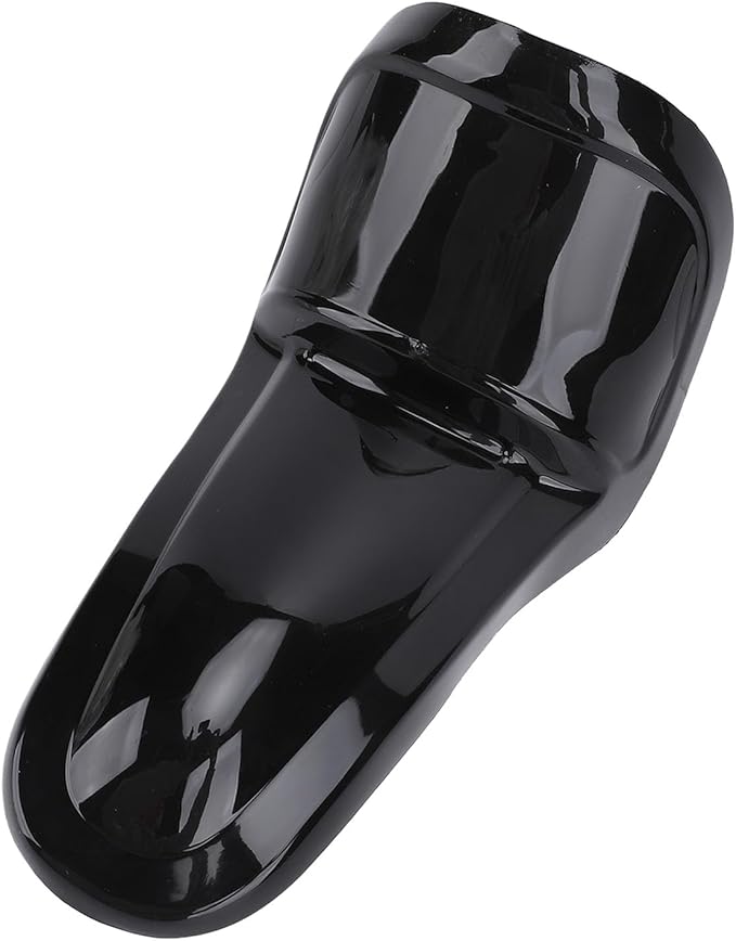 Black Front Mud Guard Shockproof Mud Flap Cover for PW50 PY50 Y Zinger 1998 to 2024 ABS Plastic Enhanced Driving Safety - Image 1