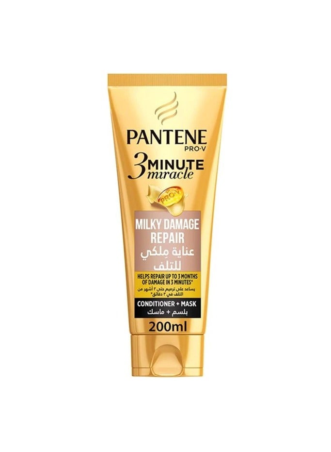 Pantene 3 Minute Miracle Milky Damage Repair Conditioner 200 ml