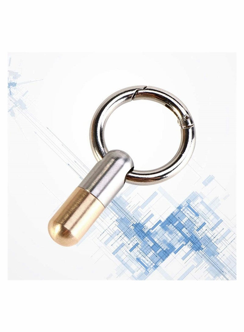 KASTWAVE Tiny Cutting Tool Portable Capsule Cutter with Keychain Ring Sharp Tool EDC Gadgets for Unpacking Cartons Stripping Stickers Splitting Pills Opening Cans  - Image 1