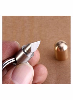 KASTWAVE Tiny Cutting Tool Portable Capsule Cutter with Keychain Ring Sharp Tool EDC Gadgets for Unpacking Cartons Stripping Stickers Splitting Pills Opening Cans  - Image 4