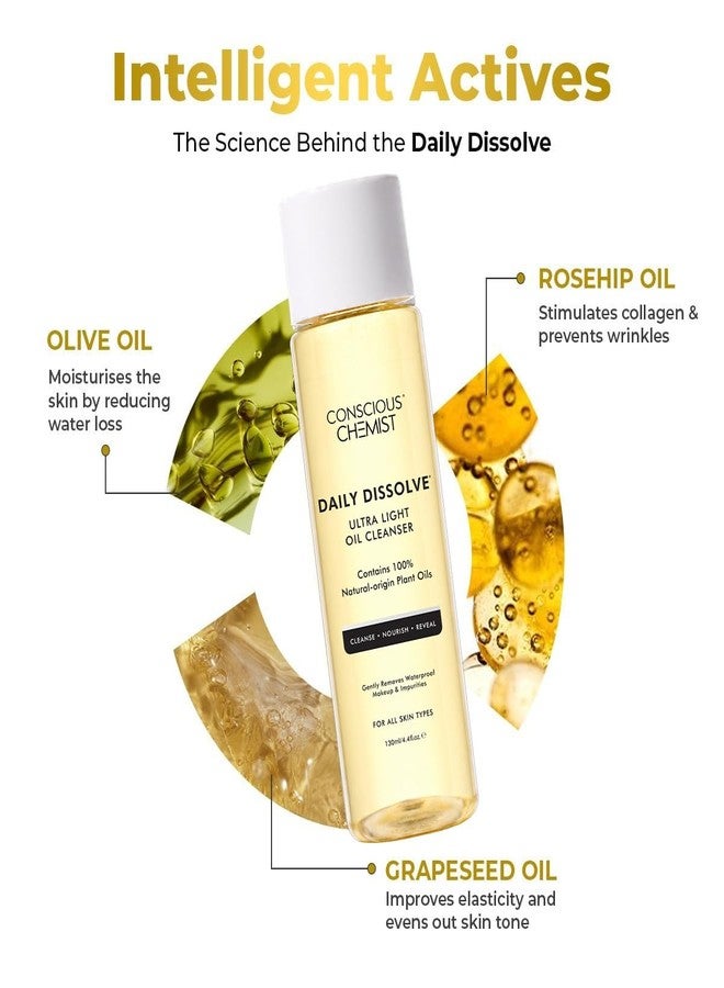 Conscious Chemist Berry Bright SPF 50 PA++++ In-Vivo Tested & Daily Dissolve Combo, Gel Sunscreen with Niacinamide, Ultra Light Oil Cleanser, All Skin Types, 50g + 130ml - Image 3