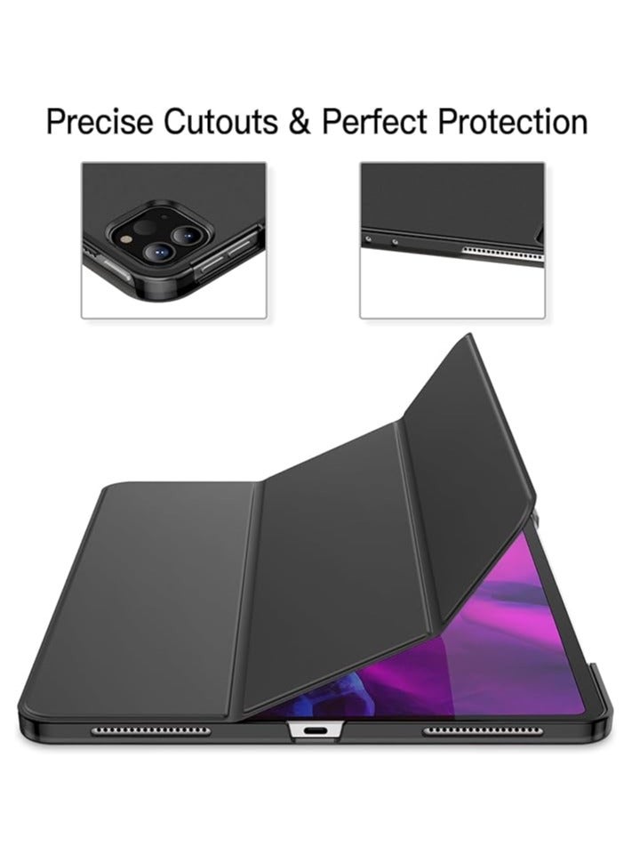 Green Tiger Case for iPad Pro 12.9-Inch (2020/2018 Model, 4th/3rd Generation), Compatible with Pencil, Cover Auto Wake/Sleep (Black) - Image 3