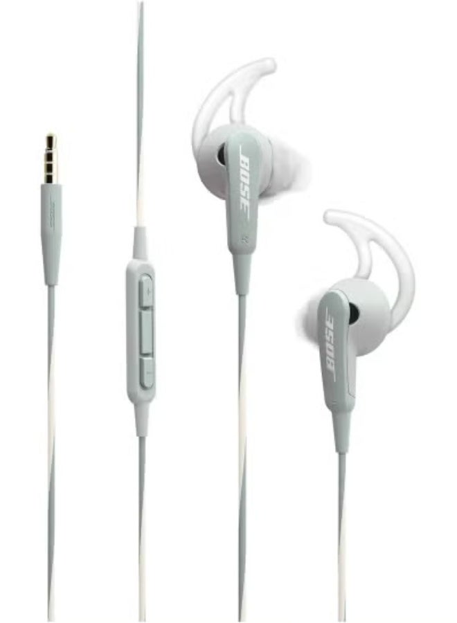 Premium In-Ear Wired Sports Headphones with Inline Mic & Remote – High-Fidelity Sound & Deep Bass – Sweatproof & Ergonomic Fit – Tangle-Free Cable – Compatible with Samsung, Apple, Huawei & Android Devices – Durable Wired Earphones for Gym, Running & Calls  - Image 1