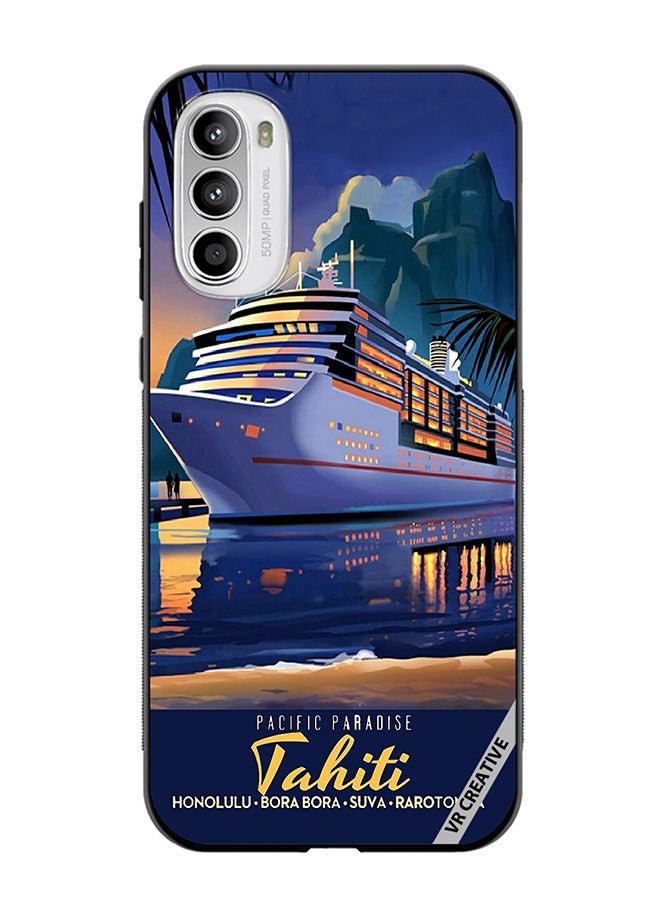 VR CREATIVE Protective Case Cover For Motorola Moto G82 Pacific Paradise Design Multicolour - Image 1