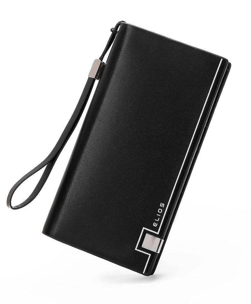 Elios Black Synthetic Women's Card Holder (EL-CK-138) - Image 1